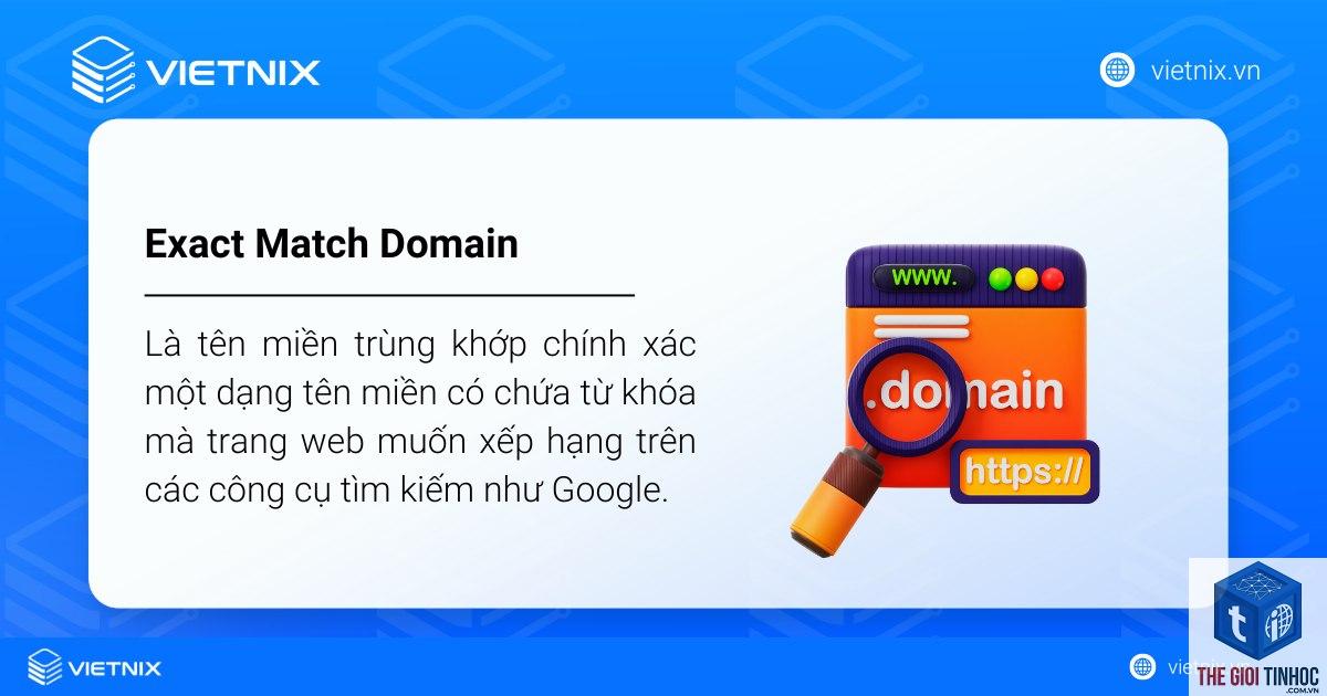 exact match domain là gì - Hình 1