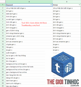 gom nhóm từ khóa