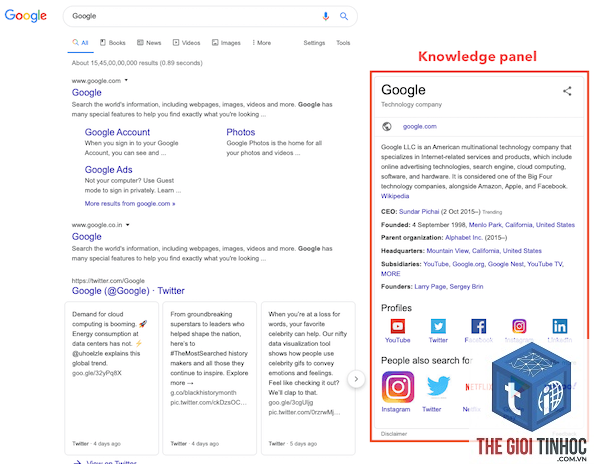 google knowledge panel optimization là gì - Hình 2