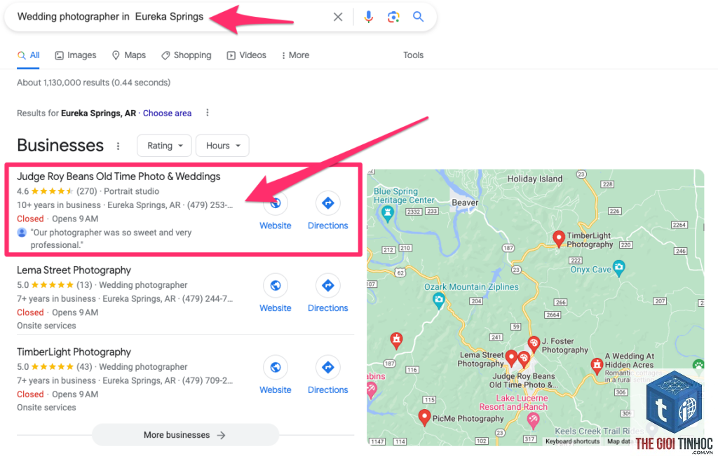 google local keyword
