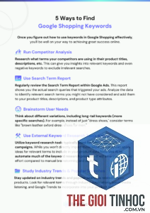google shopping keyword