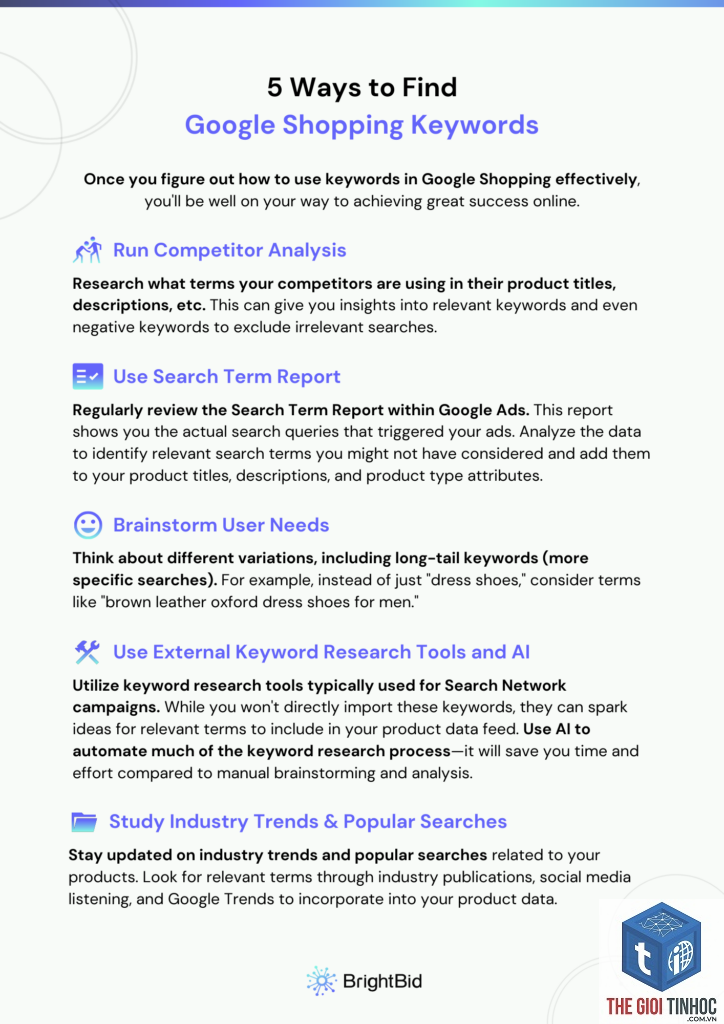 google shopping keyword