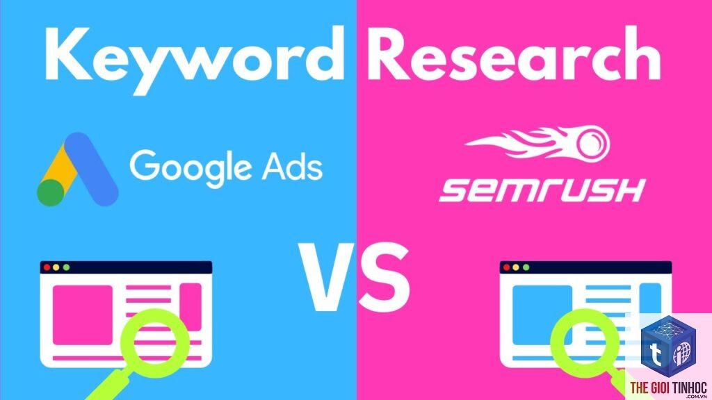 keyword planner và semrush