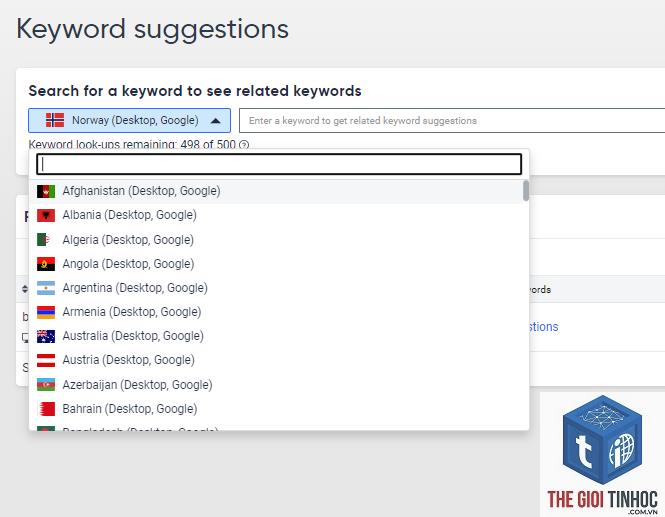 keyword suggestion