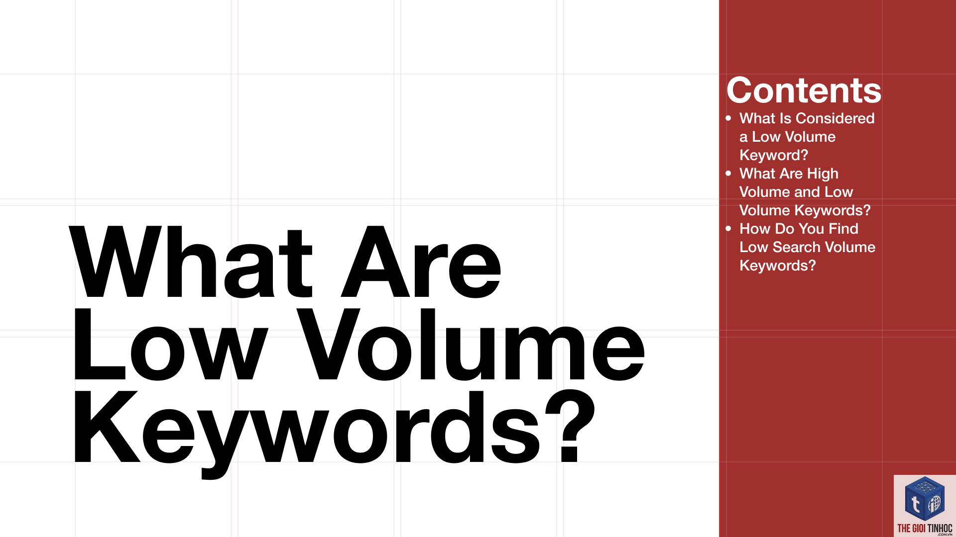 low volume keyword - Image 3