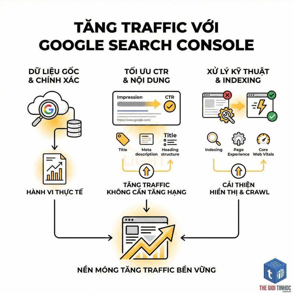 tăng ctr từ search console