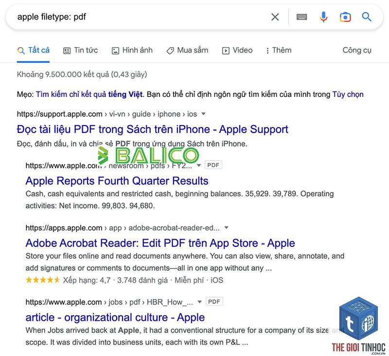 tìm từ khóa bằng toán tử google