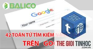 toán tử tìm kiếm google