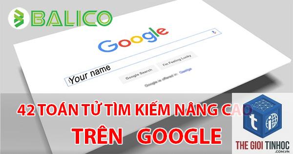 toán tử tìm kiếm google