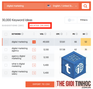ubersuggest keyword