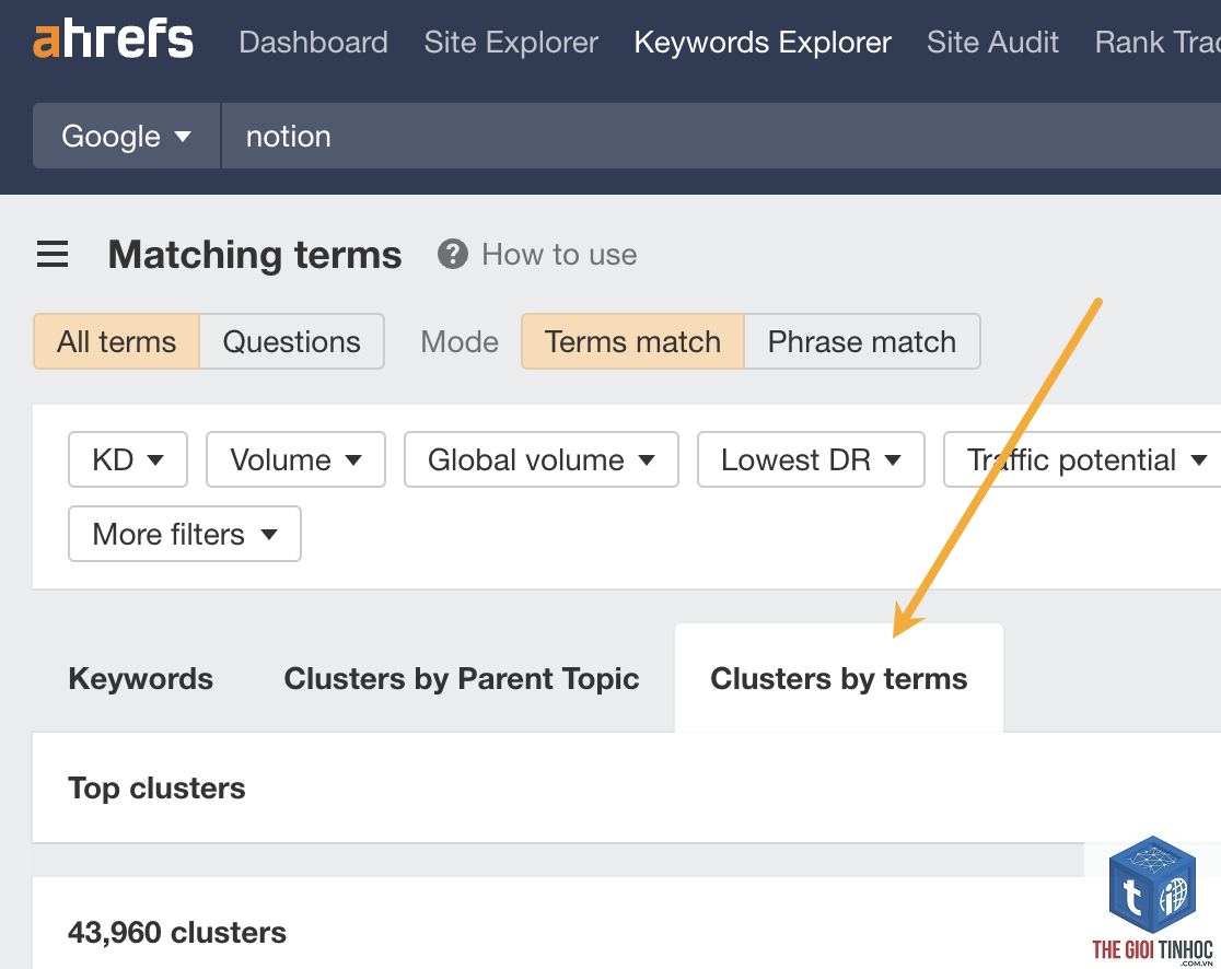 cluster keywords with ahrefs - Image 5