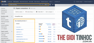competitors organic keywords ahrefs