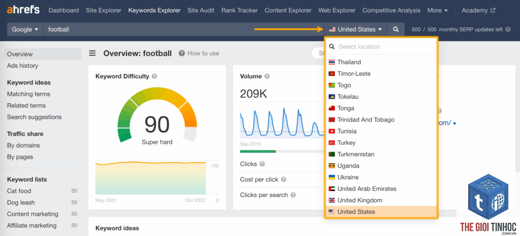 cpc ahrefs keyword explorer