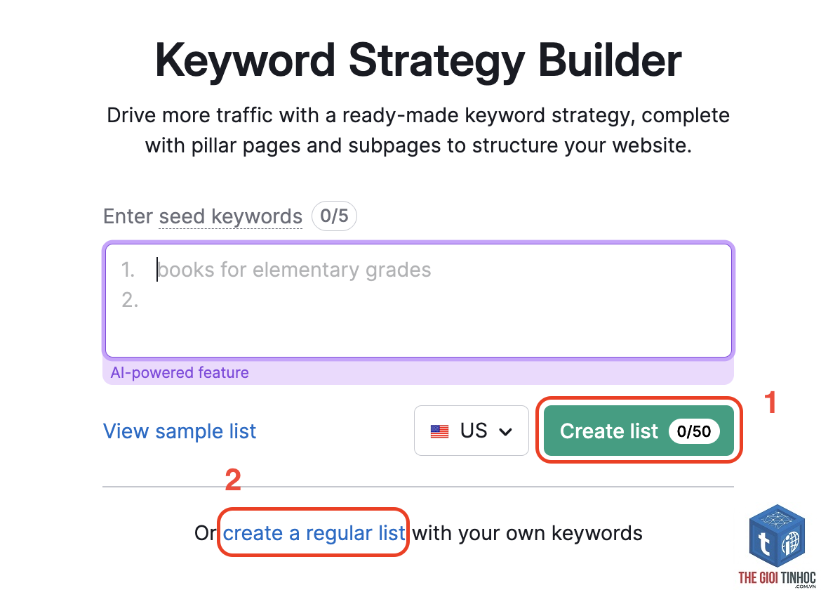 create keyword list semrush - Image 4