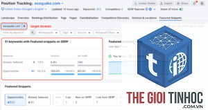 featured snippet keywords semrush