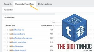 filter keywords by parent topic ahrefs