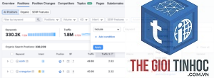 filter keywords semrush