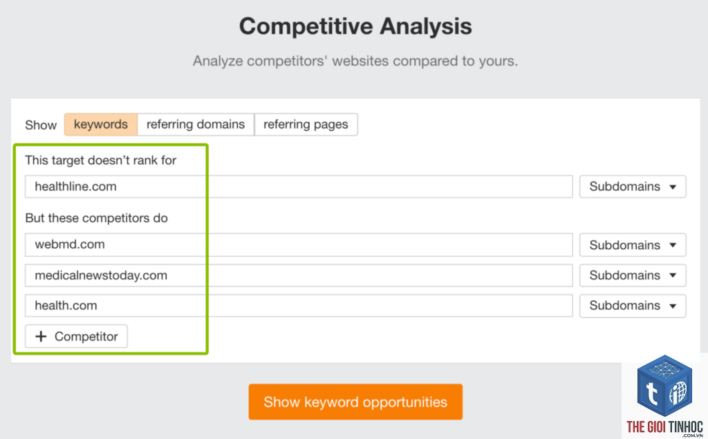 find keywords from competitor pages ahrefs - Image 4