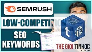 high volume low competition keywords semrush