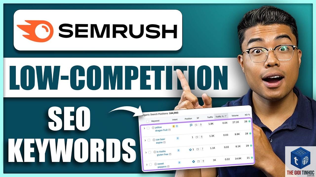 high volume low competition keywords semrush - Image 1