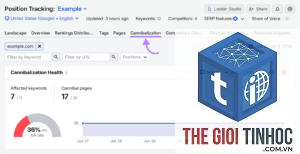 keyword cannibalization semrush