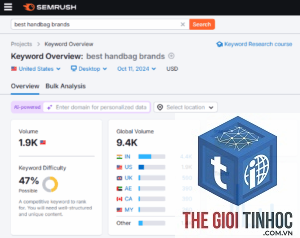 keyword difficulty semrush có chính xác không