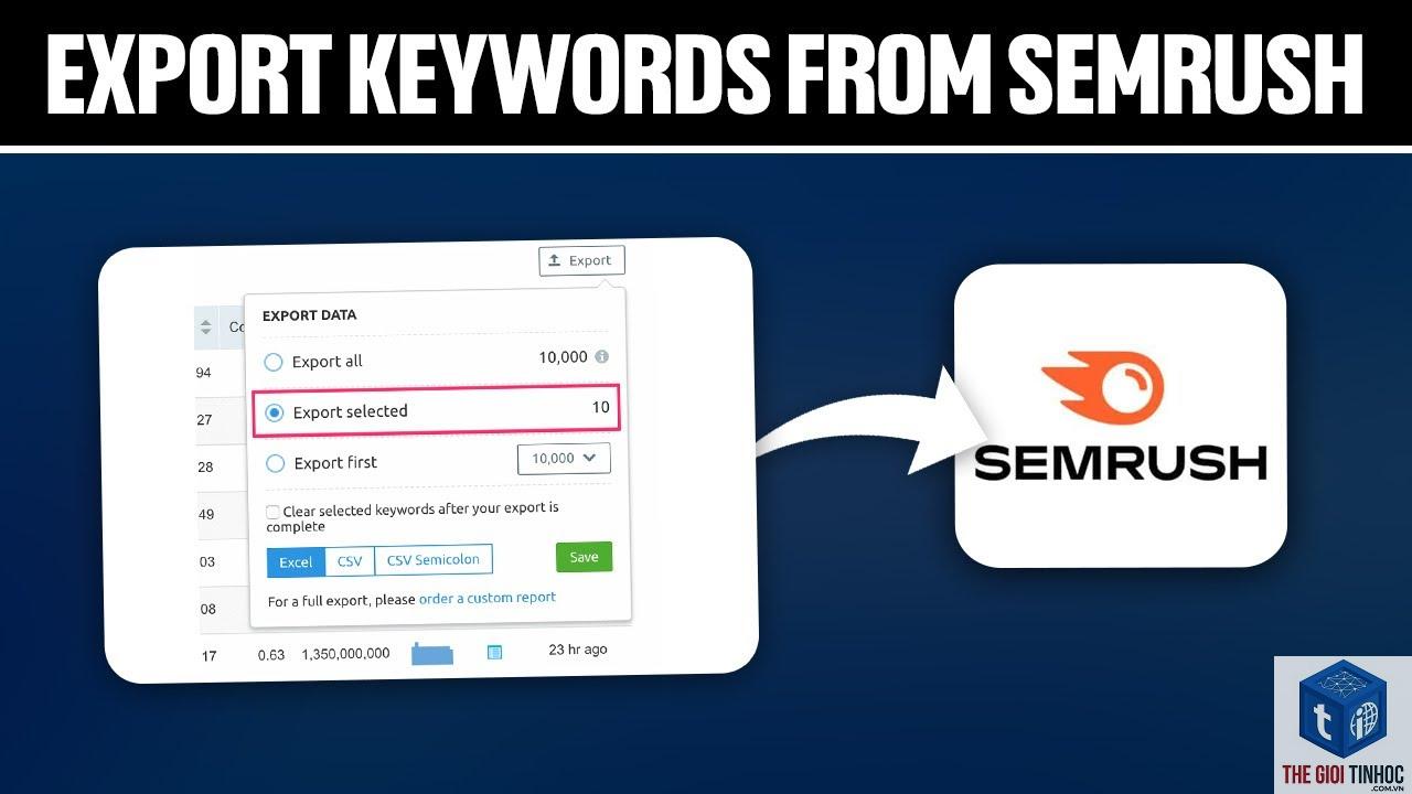 keyword export semrush - Image 4