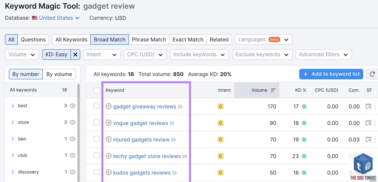 keyword list manager semrush - Image 3