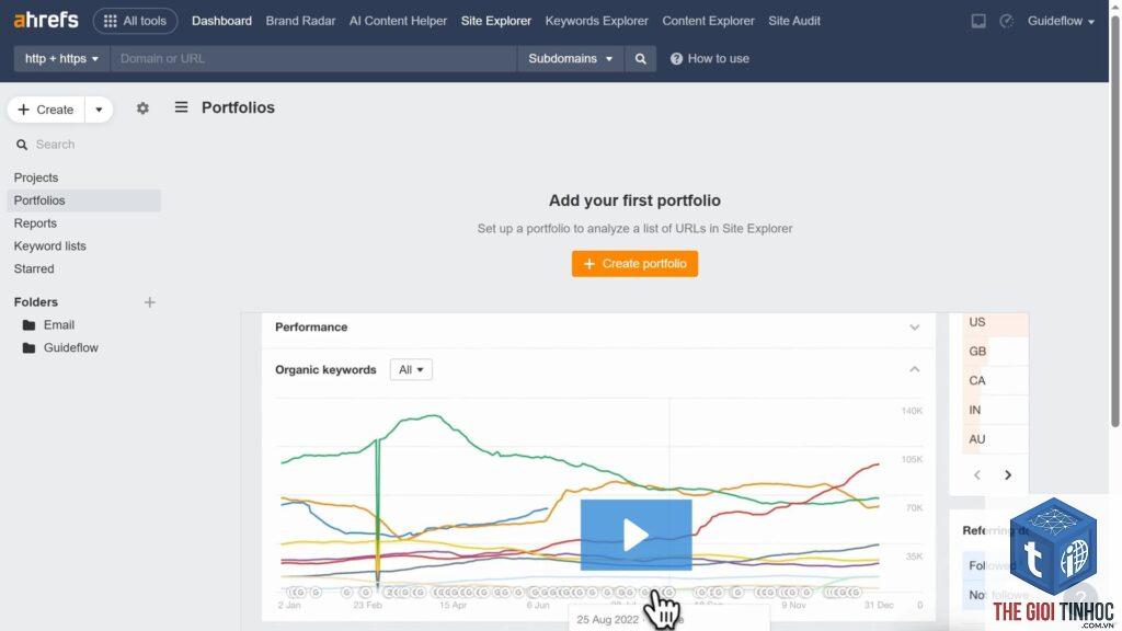 keyword ranking changes ahrefs
