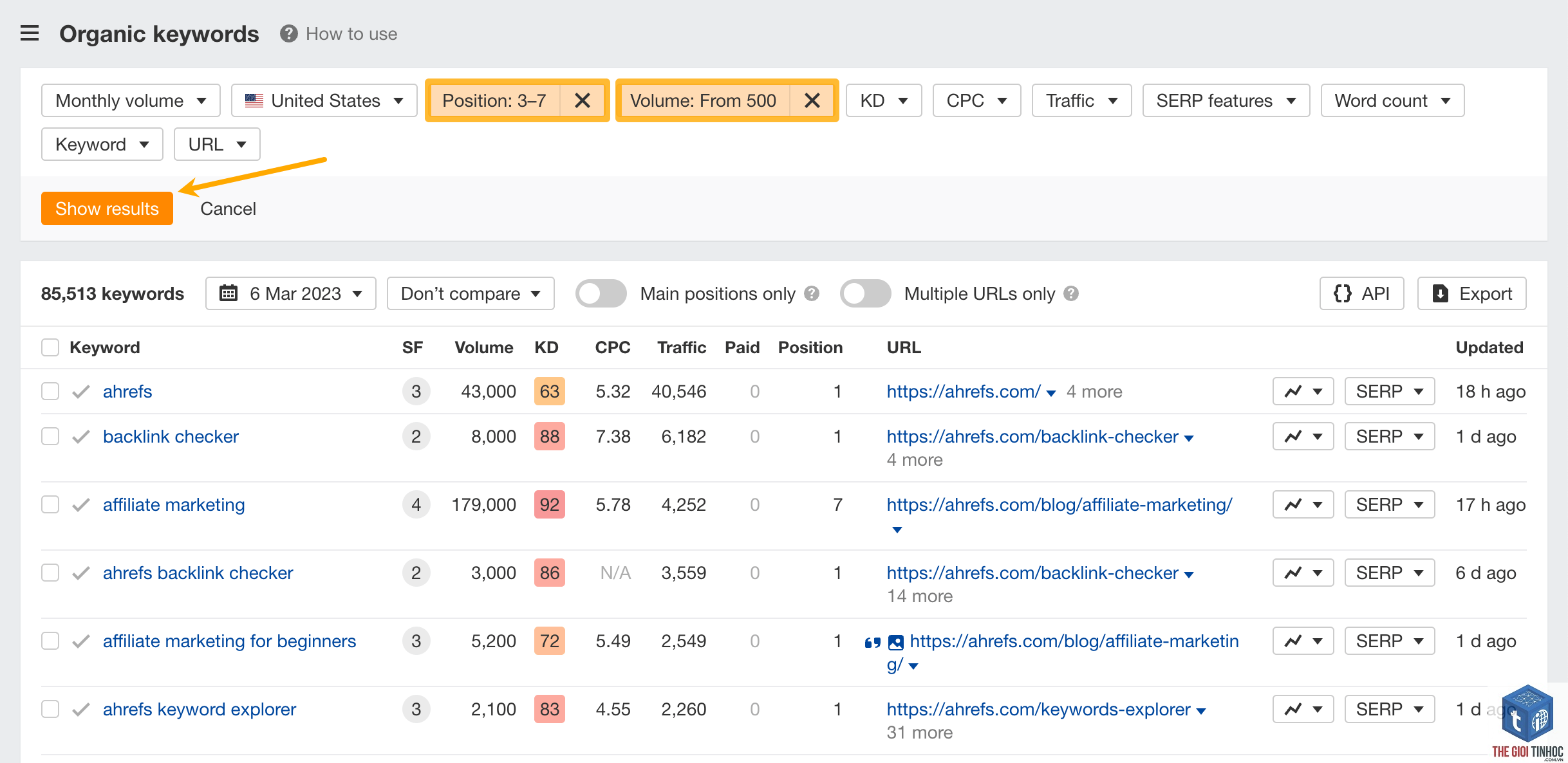 organic keywords site explorer ahrefs - Image 3