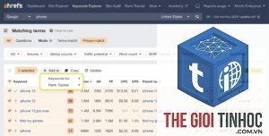 save keywords ahrefs