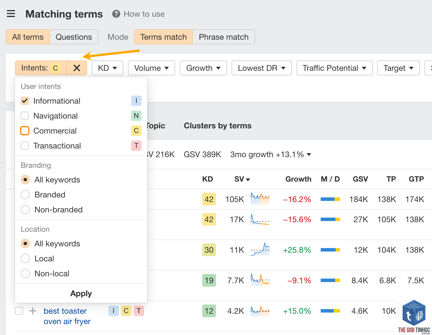 search intent ahrefs keyword explorer - Image 1