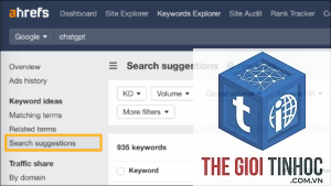 search suggestions ahrefs