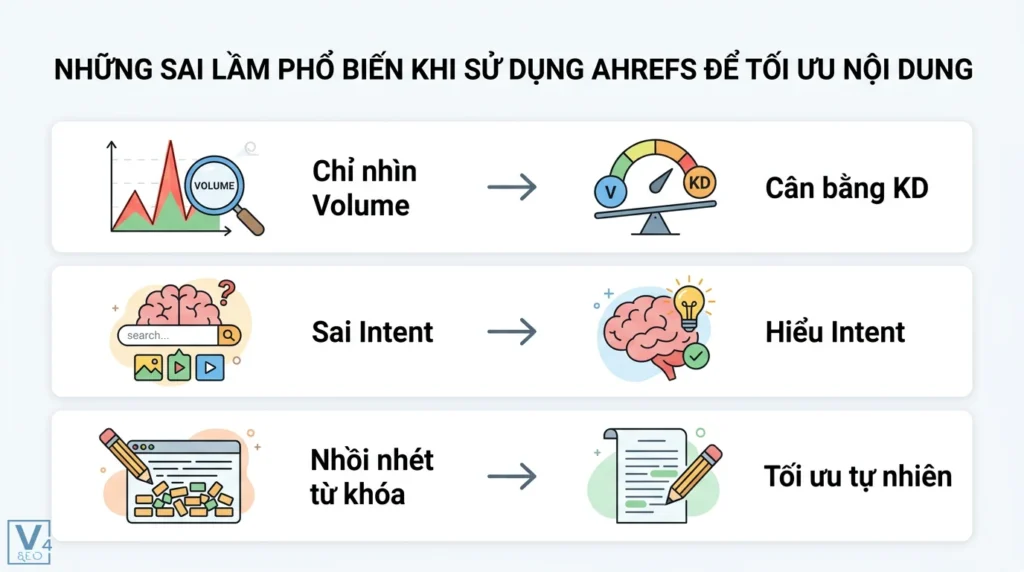 tìm từ khóa volume thấp bằng ahrefs